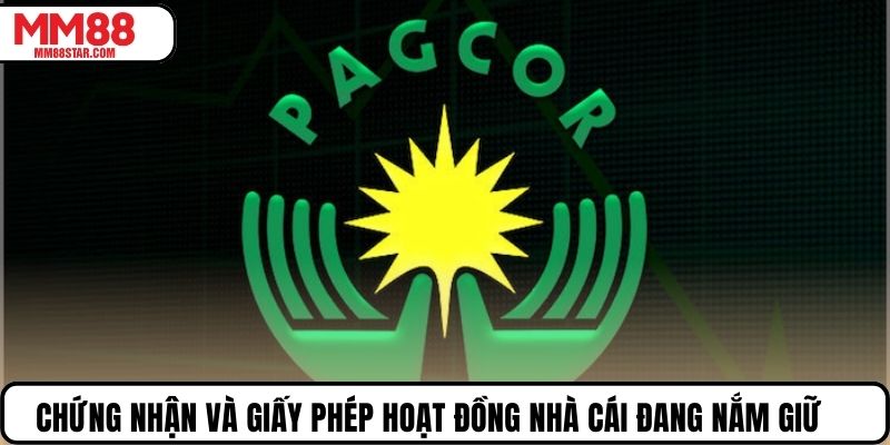 Chứng nhận và giấy phép hoạt đồng nhà cái đang nắm giữ